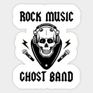 Ghost Band Sticker